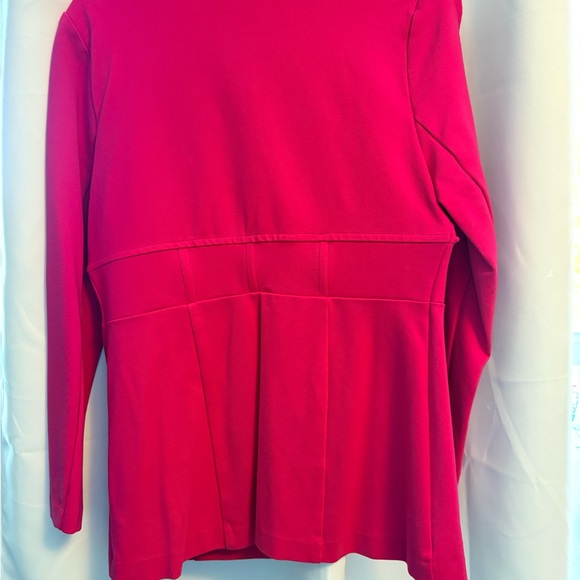 Eloquii Vibrant Pink Women's Corset Blazer - Picture 2 of 3